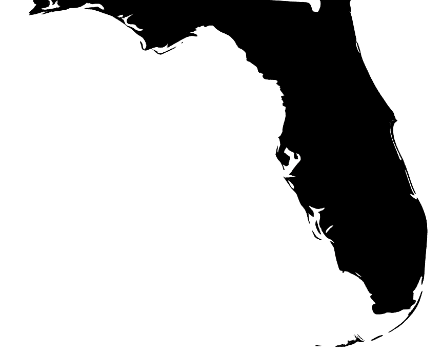 Florida map - Adelza Construction service area in South Florida